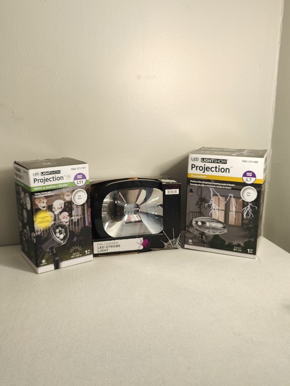 LED Projection & Strobe Light - Black